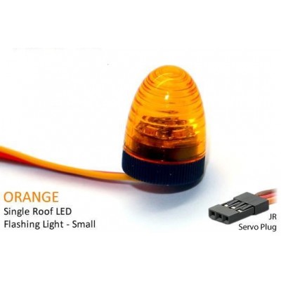 FLASHING LED ROOF LIGHT KIT V3 (10x15mm) - JR PLUG - 1/10 SCALE CAR